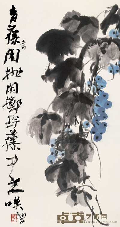 衲子 花卉 镜心 69×34.5cm